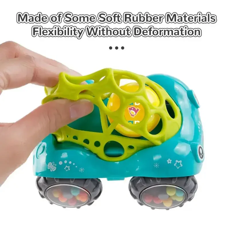 Ball Car™ - Rollende Rammelpret - Speelgoedauto - Afbeelding 5