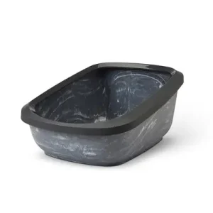 Savic Kattenbak Aseo Jumbo Marble — Grijs / Zwart
